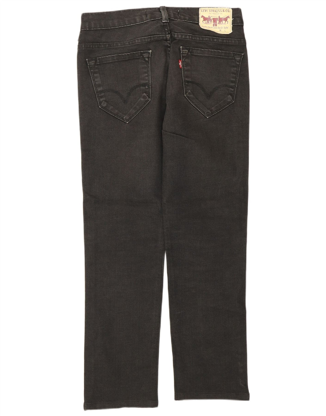 LEVI'S Womens 519 Slim Jeans W29 L32 Grey Cotton