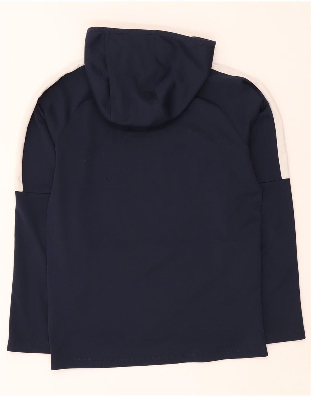 Maglia con cappuccio Nike Dri Fit da uomo, piccola, in poliestere color block blu navy
