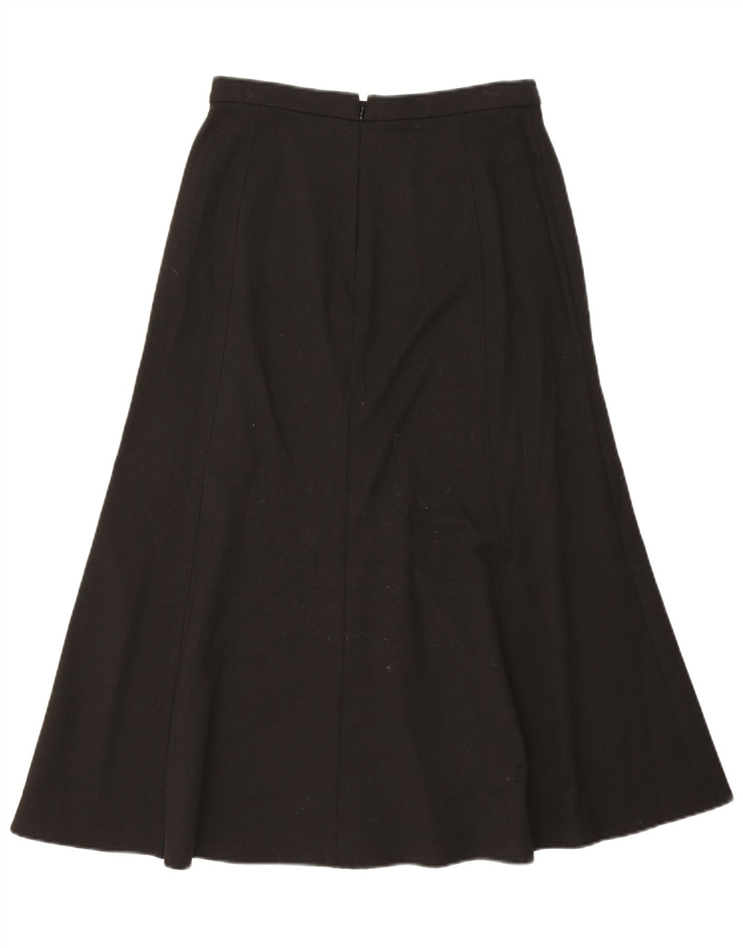 Orvis Womens Trumpet Skirt US 12 Medium W28  Black Polyester