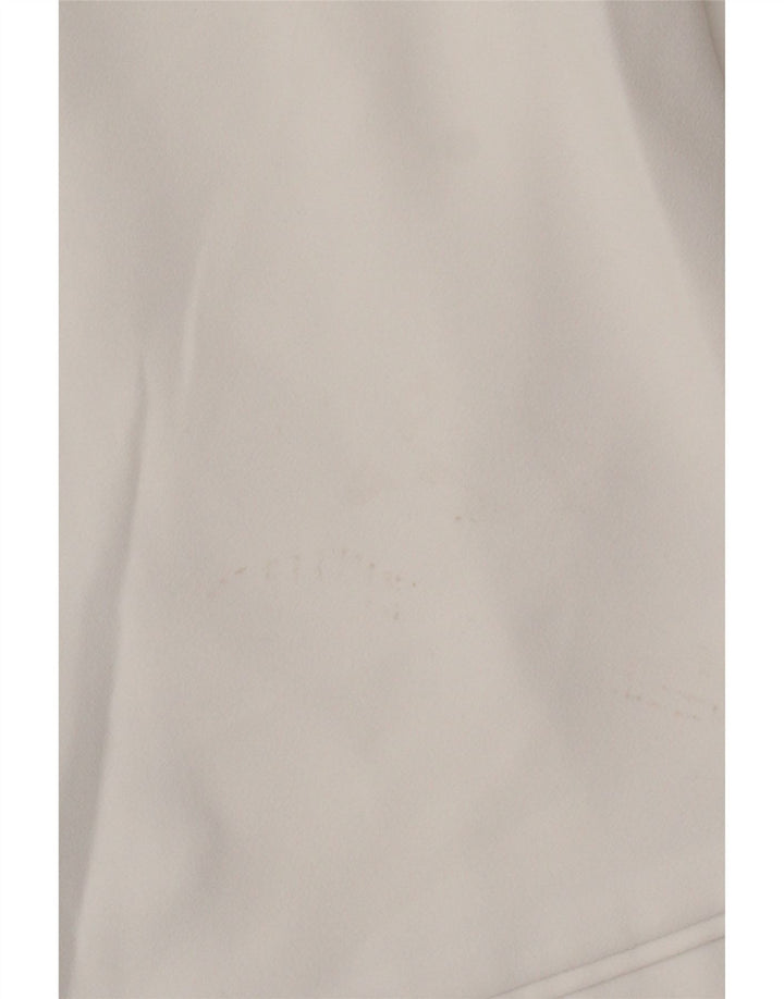 Женский пиджак с открытым рукавом 3/4 Zara UK 10, маленький белый