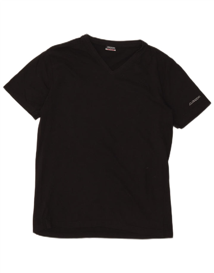 Kappa Mens T-Shirt Top Medium Black