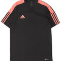 Adidas Kortærmet Regular T-Shirt Top Medium Sort Colourblock