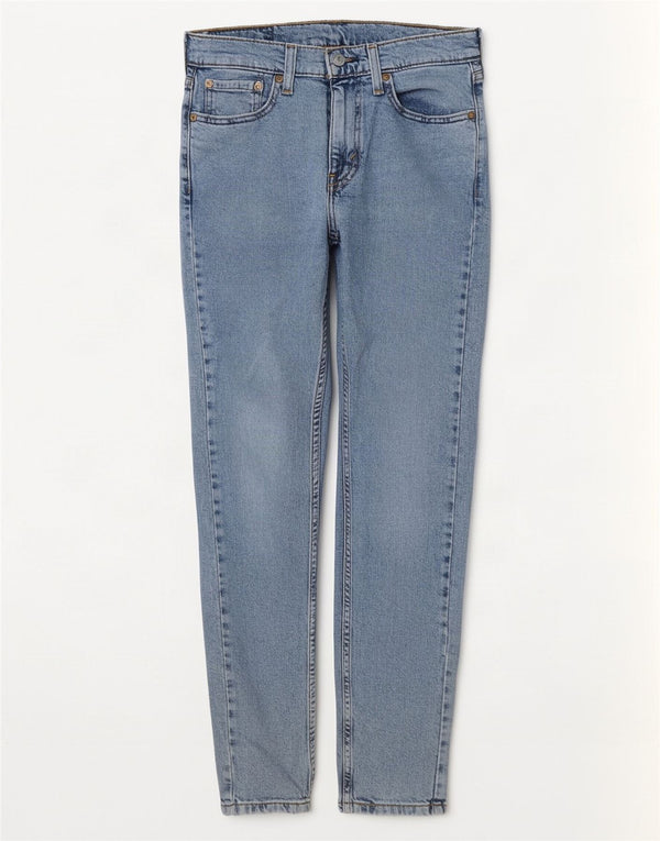Levi's Uomo 519 Hi-Ball Skinny Jeans W30 L30 Cotone Blu