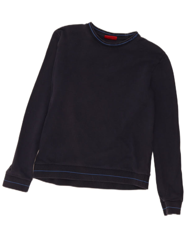Ανδρικό φούτερ Hugo Boss Jumper Small Navy Blue βαμβακερό