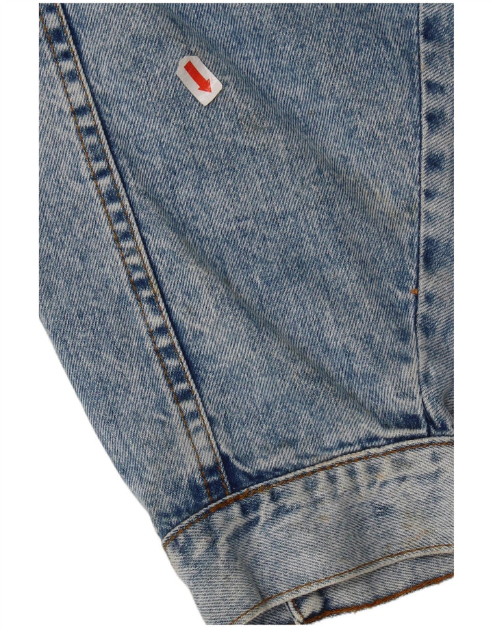 Vintage Womens Denim Jacket UK 12 Medium Blue Cotton