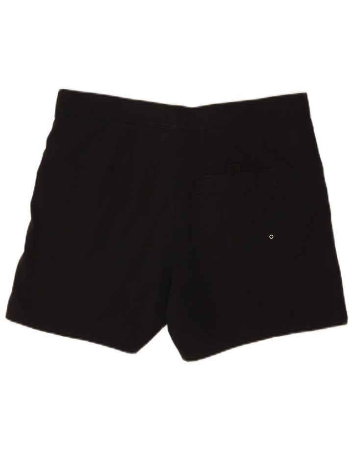 Bear Mens Chino Shorts W34 Grande Poliéster Negro