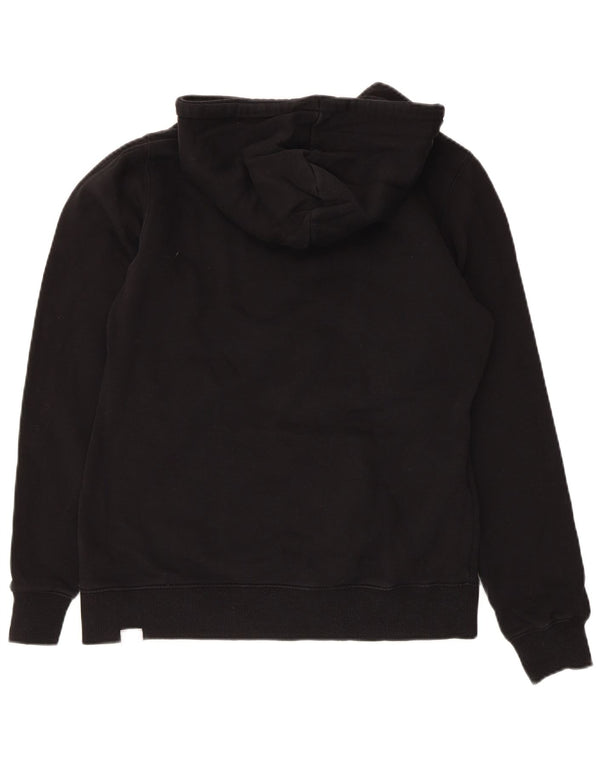 The North Face Grafisk hættetrøje til kvinder UK 14 Medium Sort Bomuld
