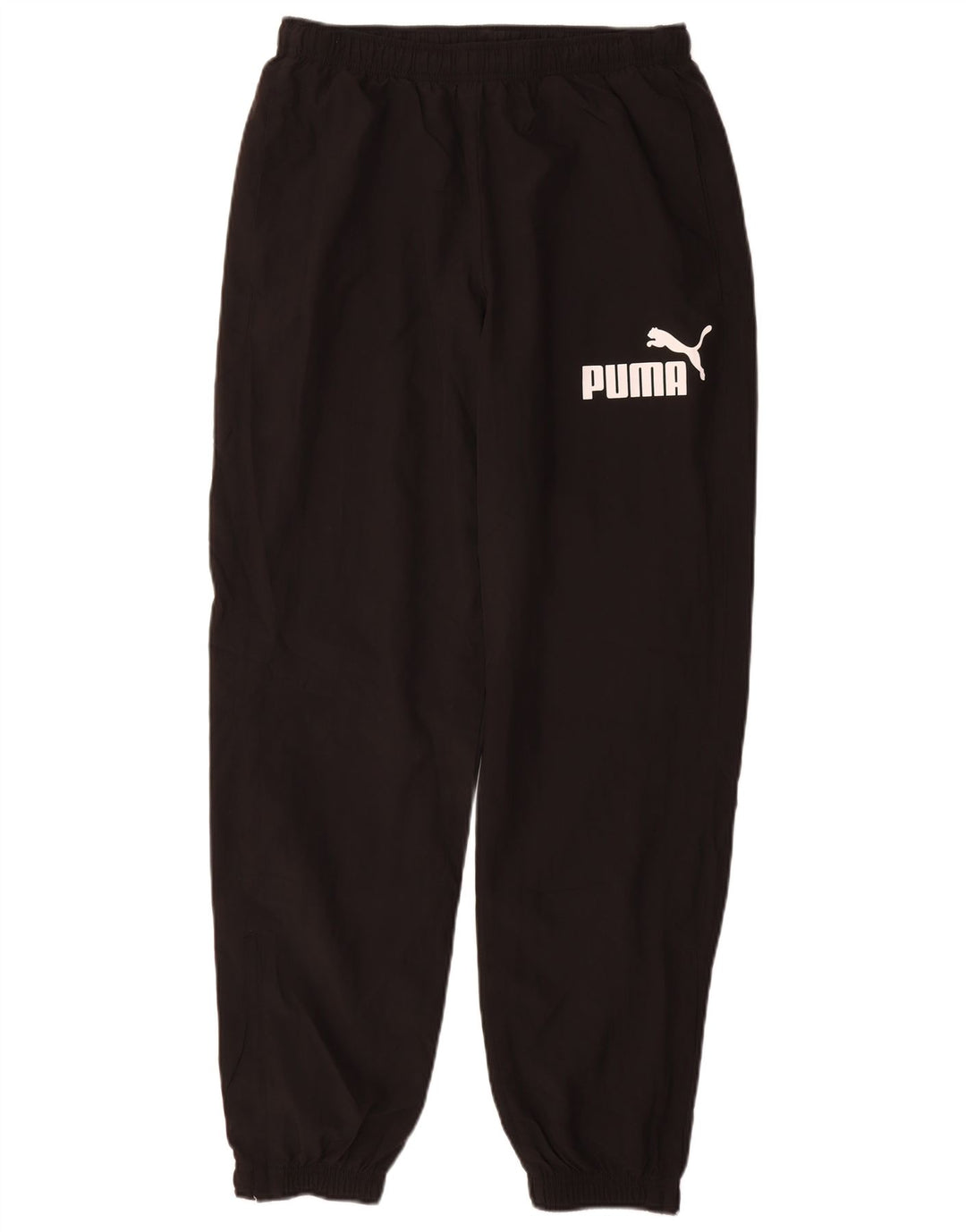 Puma Mens Graphic Tracksuit Trousers Joggers Medium Black Polyester