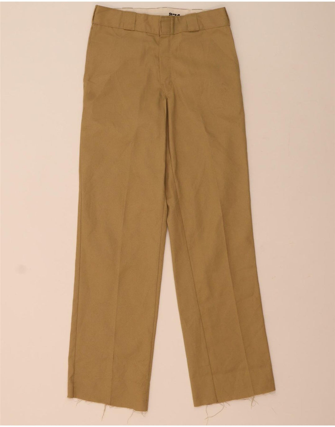 Dickies Mens Straight Chino Trousers W30 L32 Brown Polyester