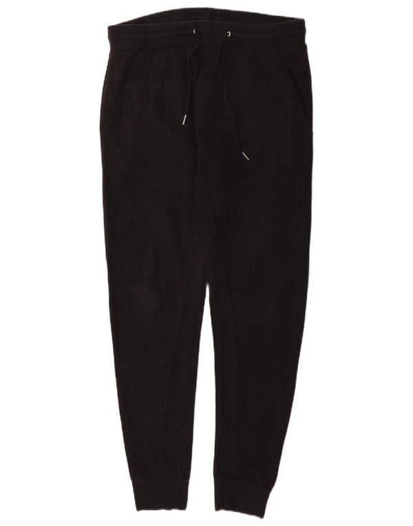 Zara Pantalon de survêtement pour femme Joggers UK 14 Large Bleu marine Coton