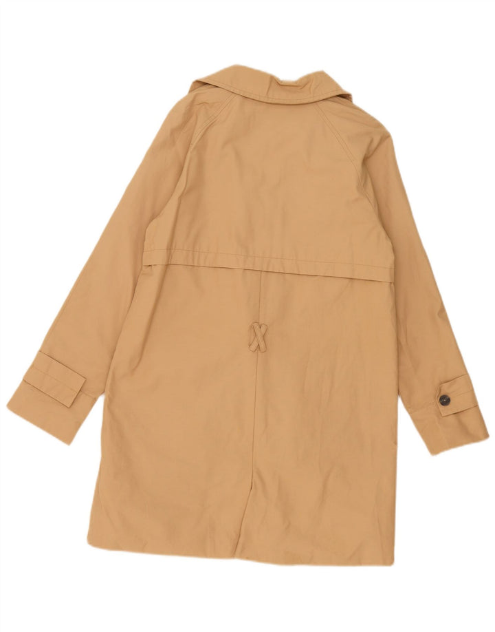 Zara Girls Trench Coat 13-14 Years Beige Polyester