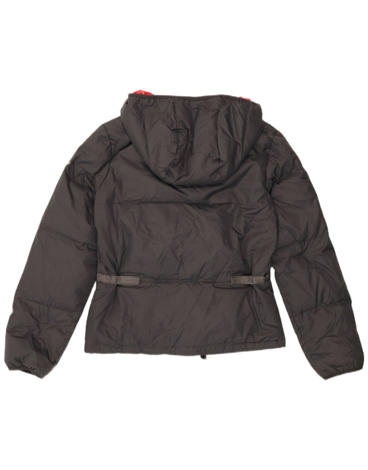 Roxy Womens Hooded Loose Fit Padded Jacket UK 3 XS Black Polyamide