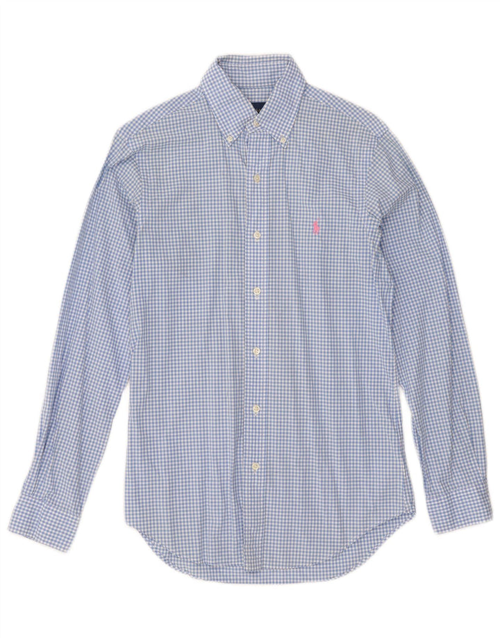 Ralph Lauren Chemise Homme XS Bleu Vichy Coton