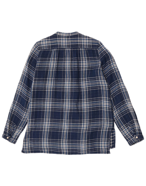 Polo Ralph Lauren Girls Shirt 13-14 Years Blue Plaid Cotton