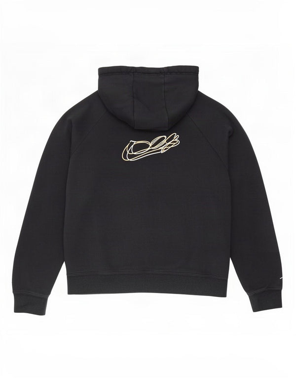 Pulover Nike Graphic Loose Fit Zip Hoodie pentru femei UK 6 XS Negru