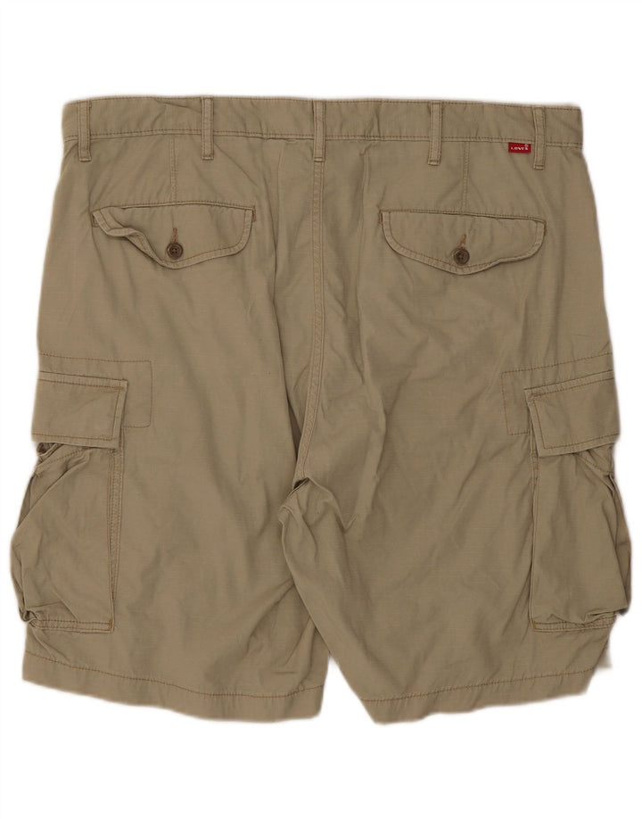 Levi's Mens Cargo Shorts W38 XL Beige Cotton
