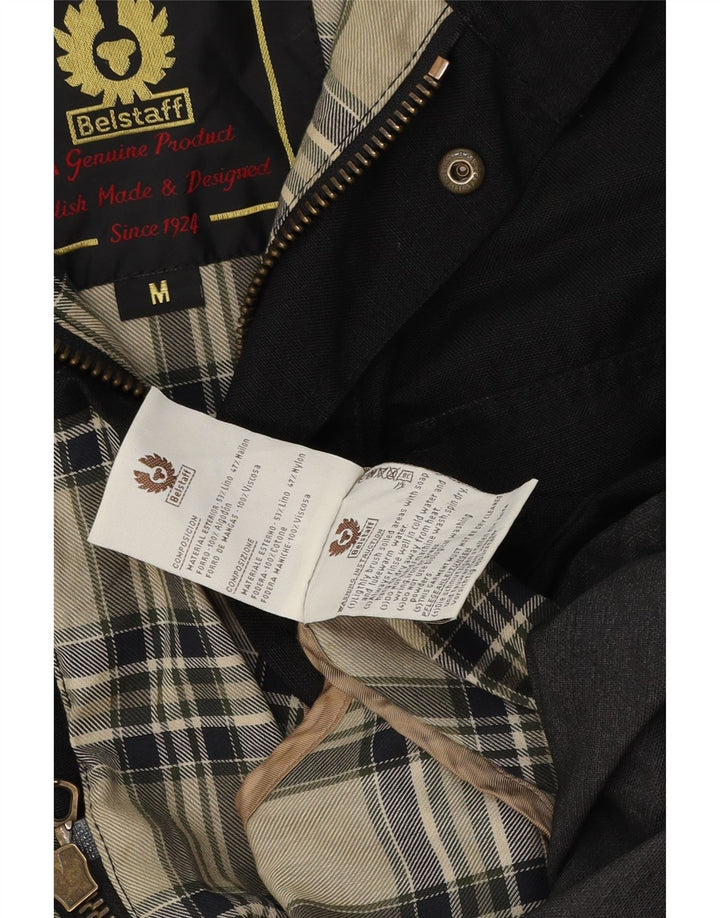 Giacca utilitaria da uomo BELSTAFF UK 38 cotone nero medio