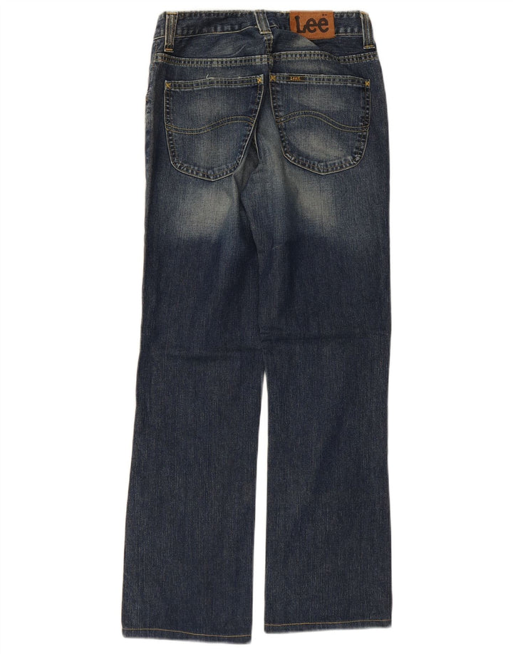 LEE Womens Felton Flared Jeans W29 L29 Blue Cotton