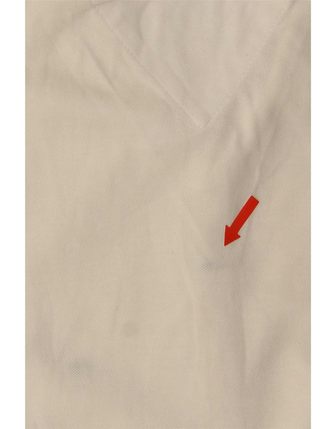 Tommy Hilfiger Womens Polo Shirt UK 12 Medium White Cotton