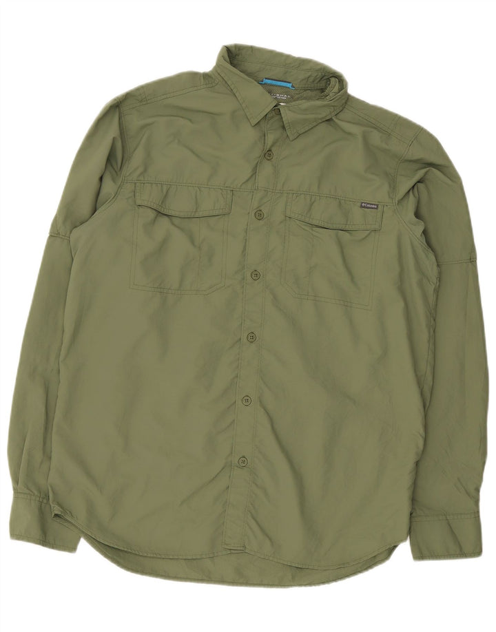 Columbia Mens Omni-Shade Shirt Medium Khaki