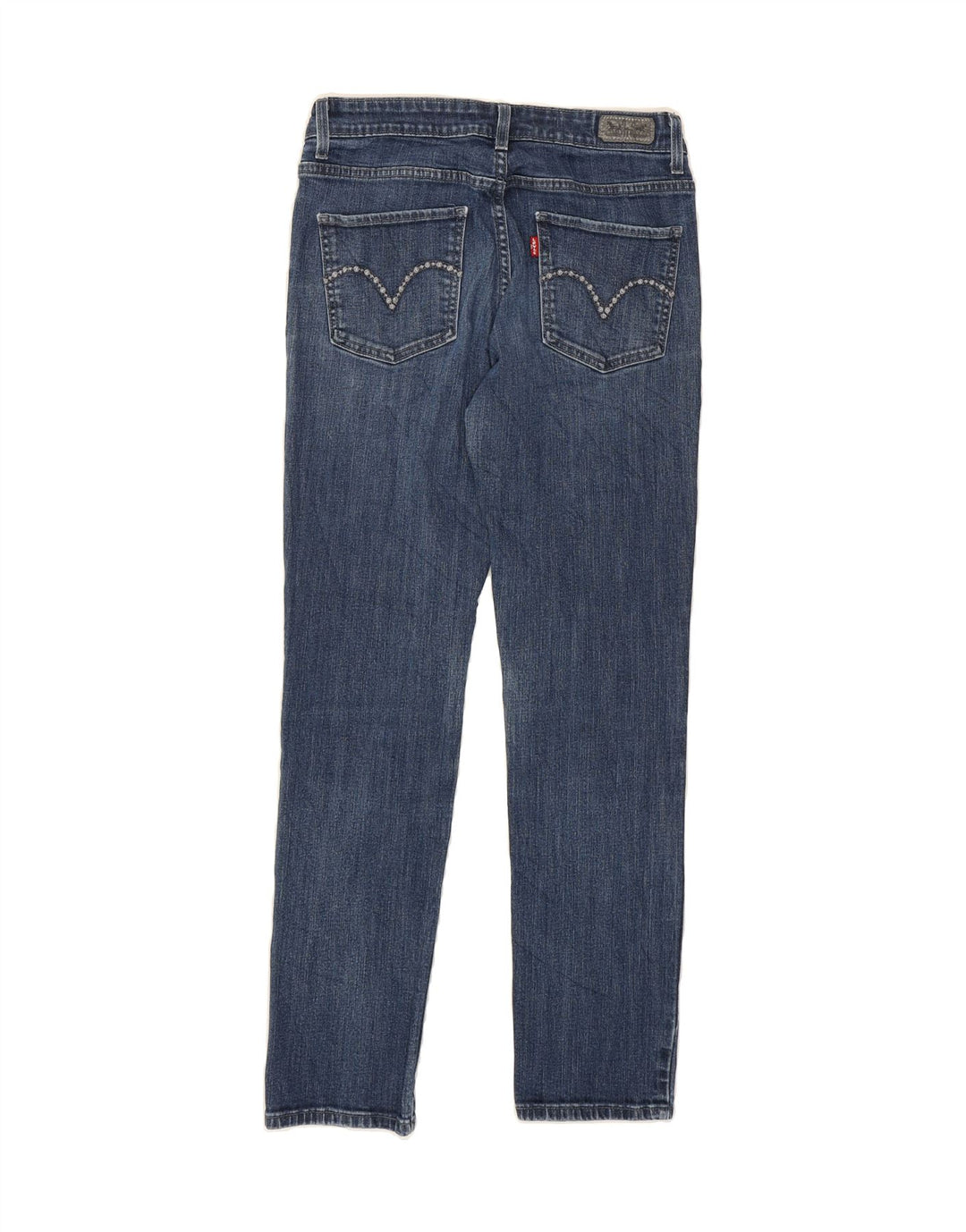 LEVI'S Womens Mid Rise Skinny Jeans W28 L29 Blue Vintage Levi's and Second-Hand Levi's from Messina Hembry 