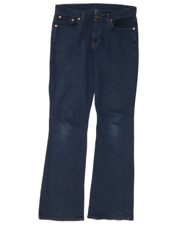 LEVI'S Dame Bootcut Jeans W30 L32 Marineblå Bomuld
