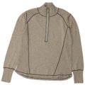 Женский джемпер с воротником на молнии EDDIE BAUER UK 18 XL, серый полиэстер