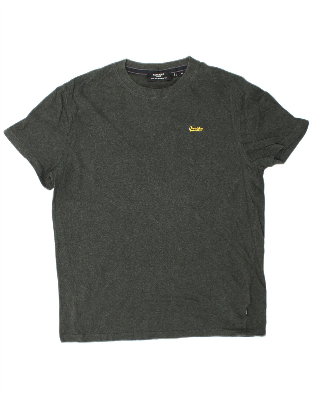 SUPERDRY Mens T-Shirt Top Medium Green Cotton Vintage Superdry and Second-Hand Superdry from Messina Hembry 