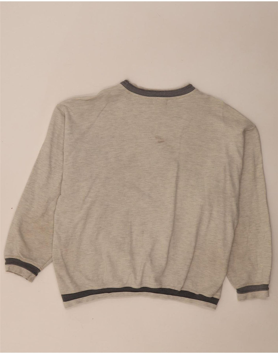Berto Lucci Herre Princeton Sweatshirt Jumper Medium Grå Colourblock