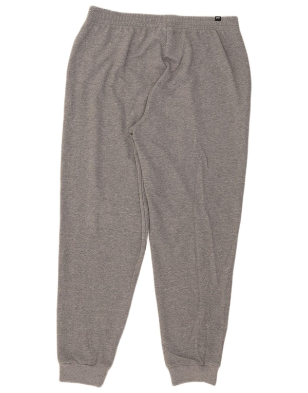 Pantaloni da tuta grafica da uomo Puma Joggers XL in cotone chiazzato grigio