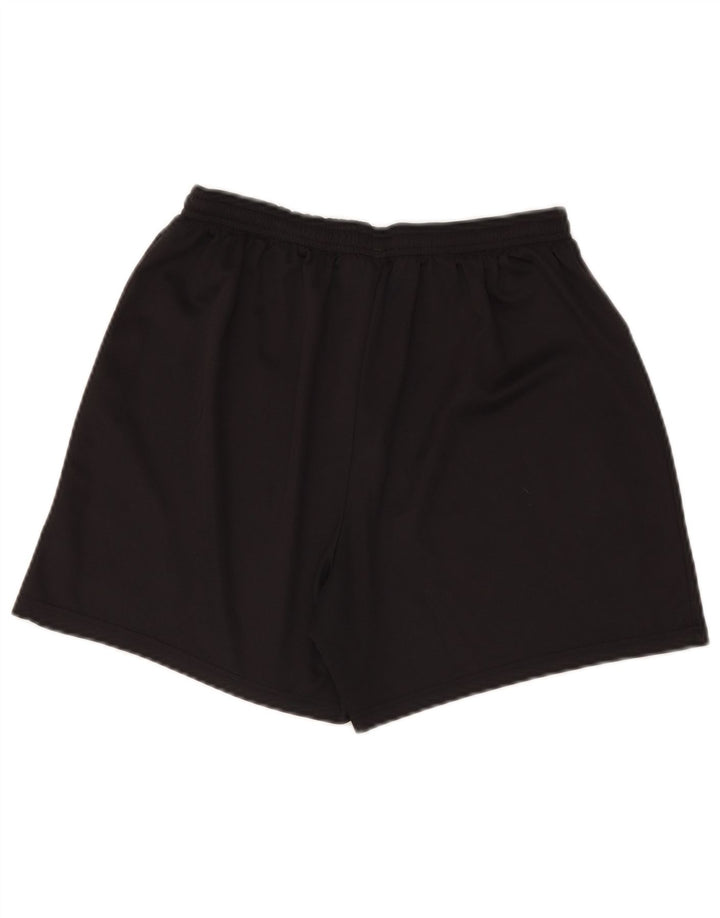 Pantaloncini sportivi Adidas Climalite da uomo grandi in poliestere nero