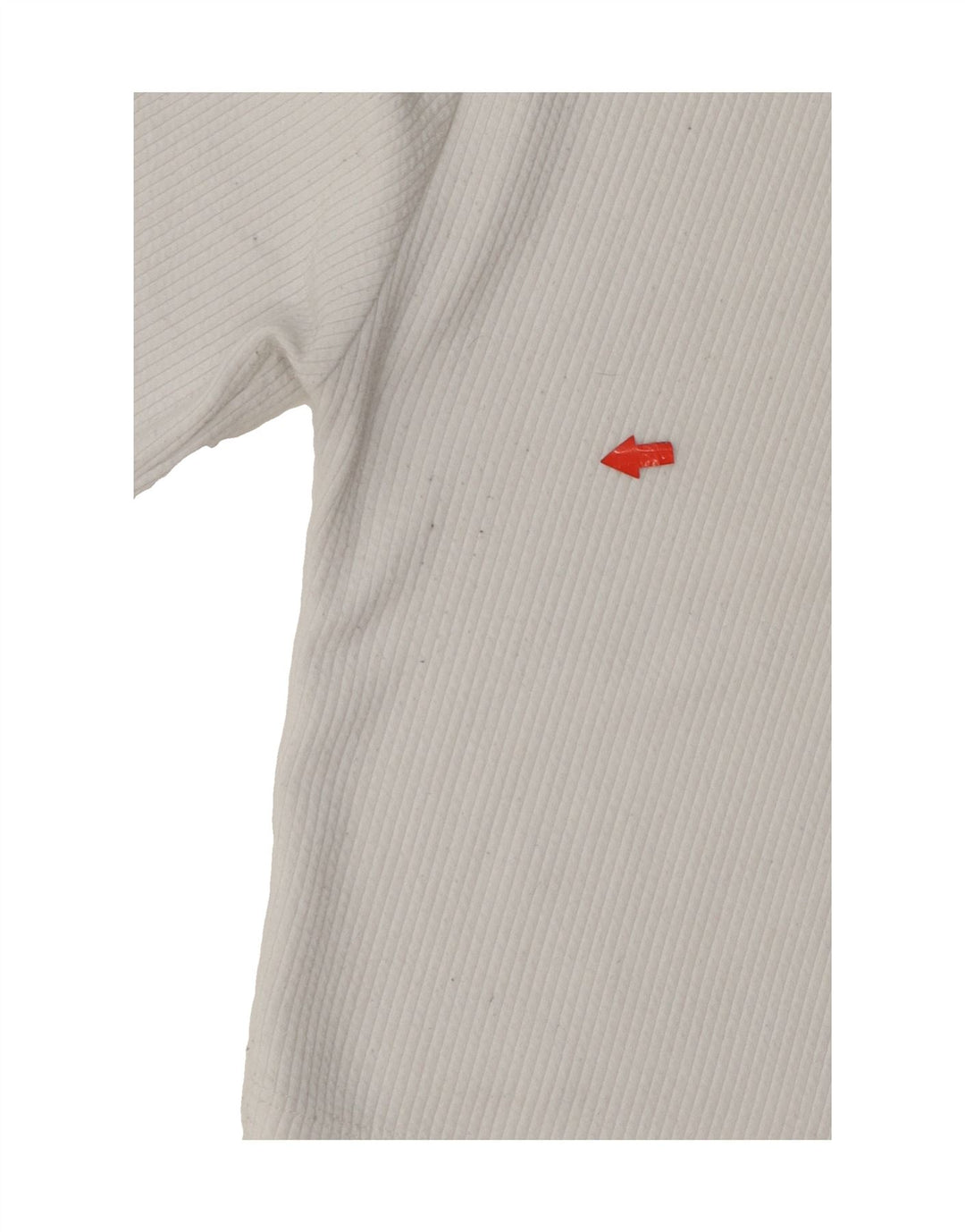 ZARA Womens Crop Top Long Sleeve UK 8 Small White Vintage Zara and Second-Hand Zara from Messina Hembry 
