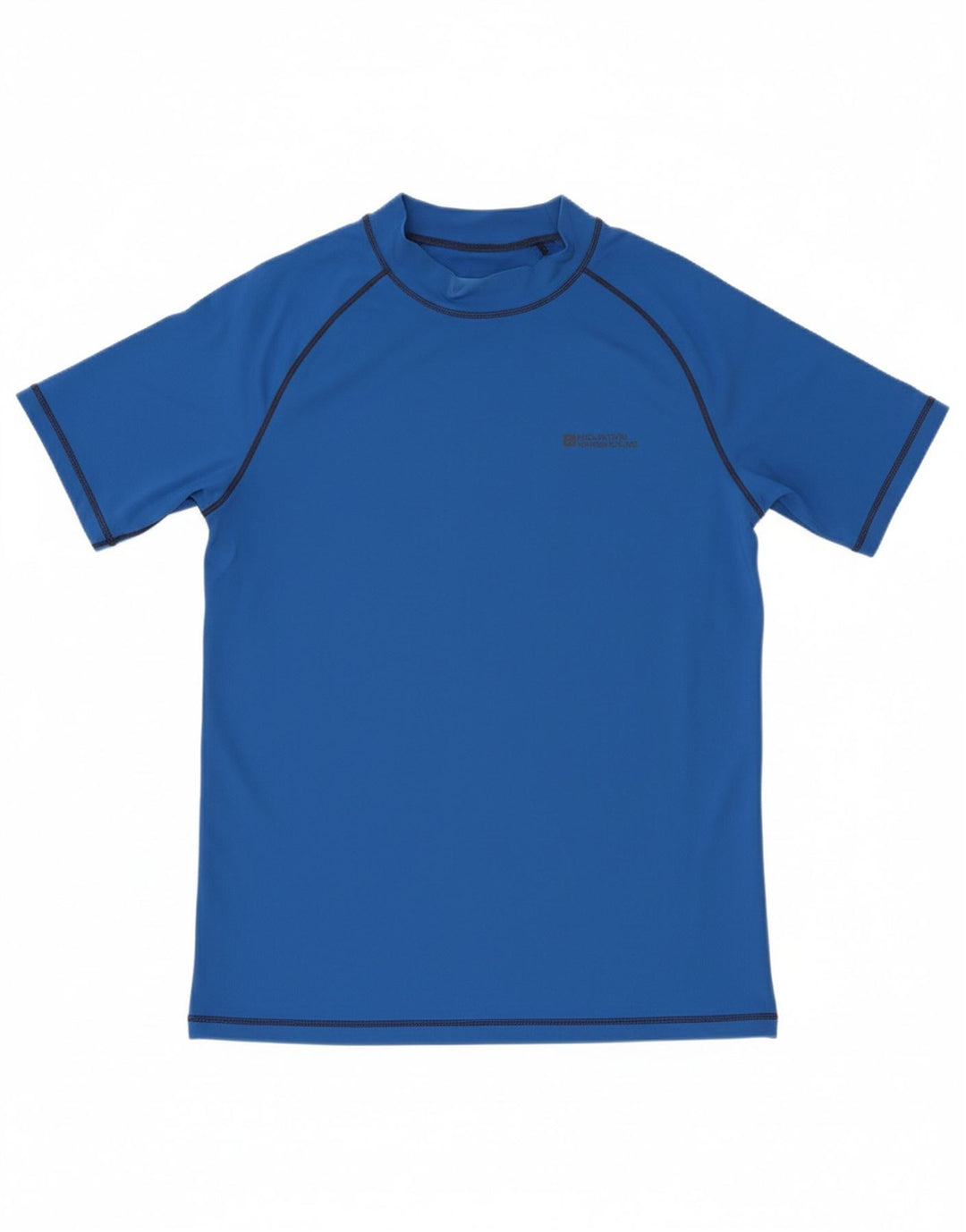MOUNTAIN WAREHOUSE Mens T-Shirt Top Medium Blue Polyamide