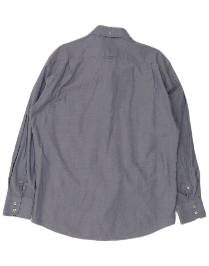 Camicia Oxford da uomo Ben Sherman grande in cotone blu