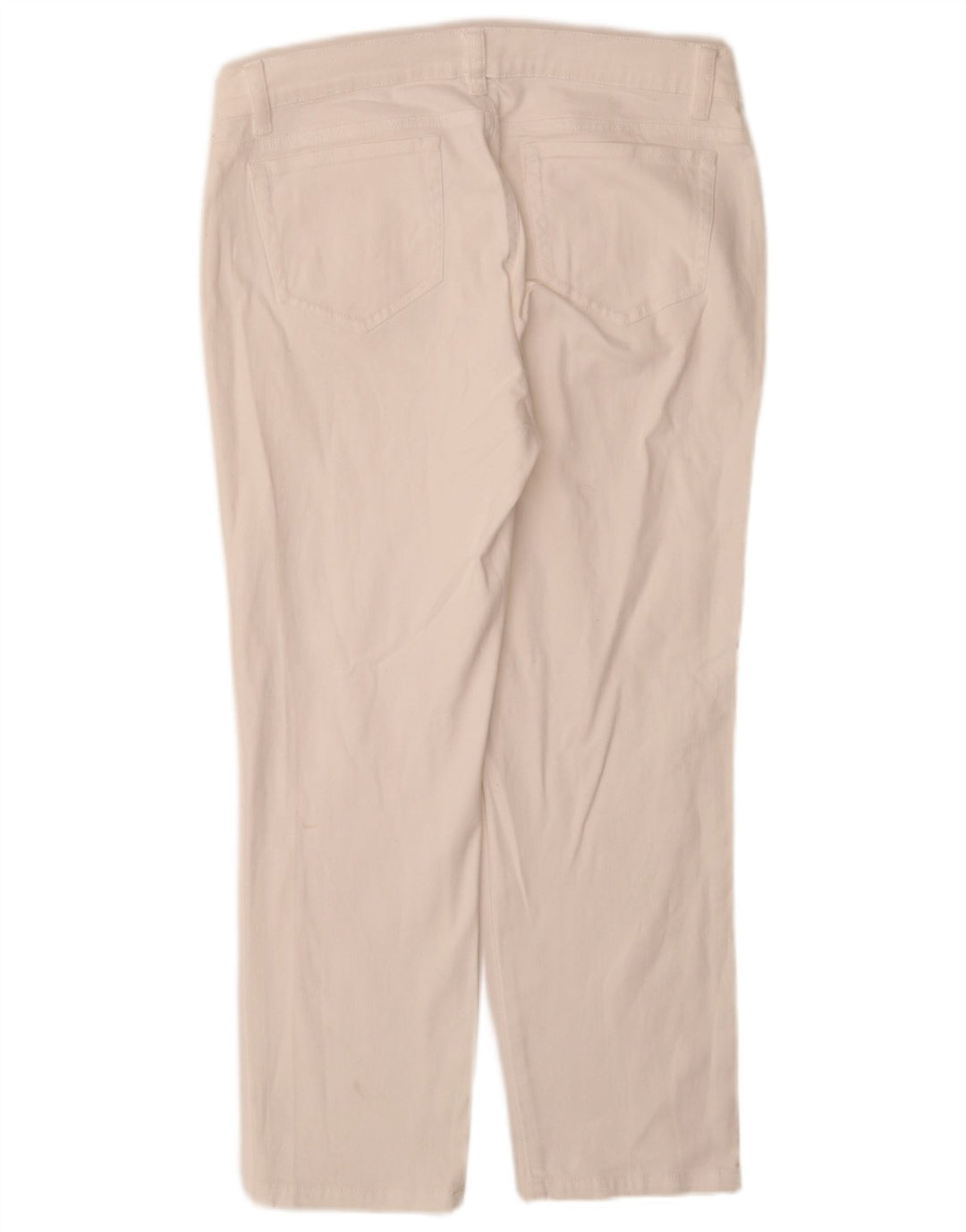 Orvis Womens Straight Jeans US 10 Large W30 L28 White Cotton