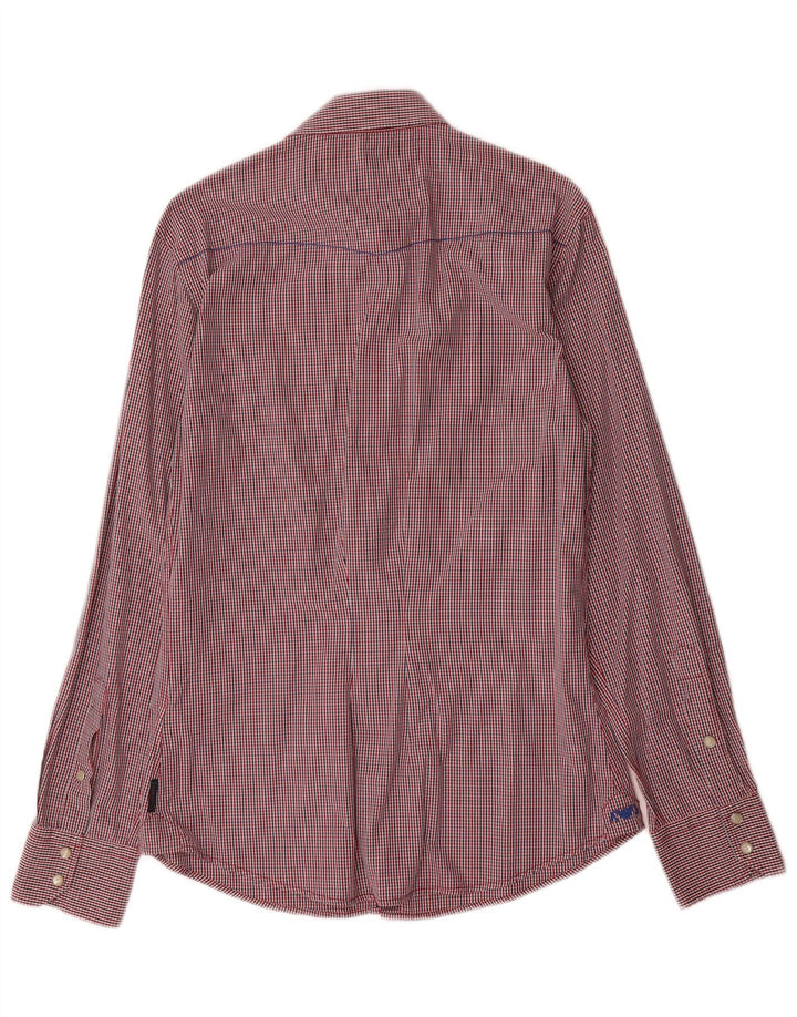 ARMANI JEANS Herreskjorte Medium Flerfarvet ternet bomuld
