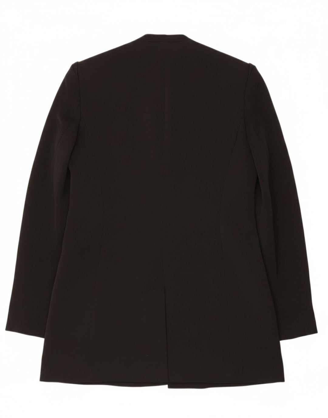 Zara Womens Open Blazer Jacket UK 12 Medium Black