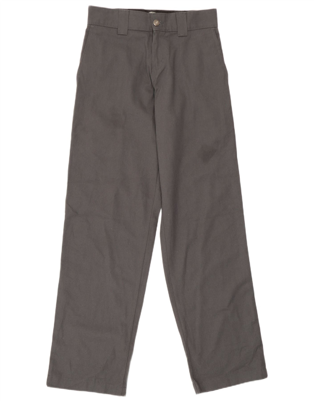 Dickies Womens Skateboarding Straight Cargo Trousers W26 L32 Grey Polyester