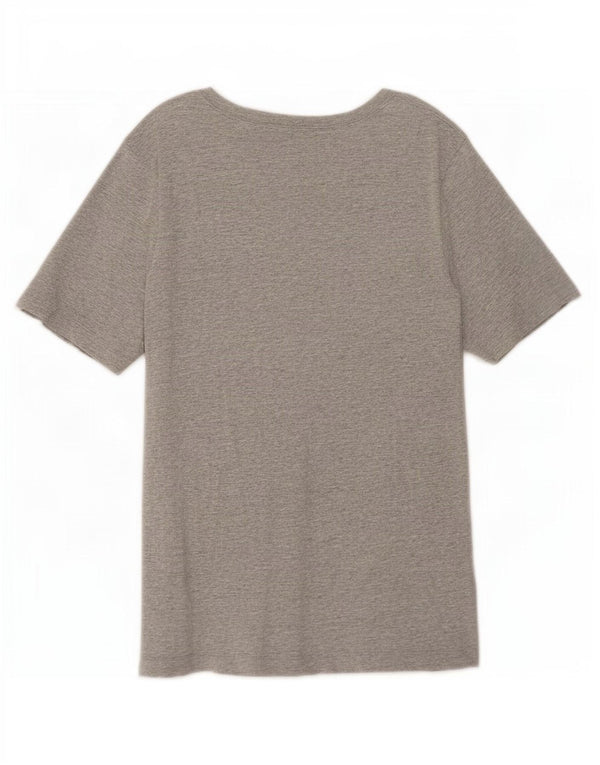 T-shirt grafica da donna Nike Top UK 18 XL cotone grigio