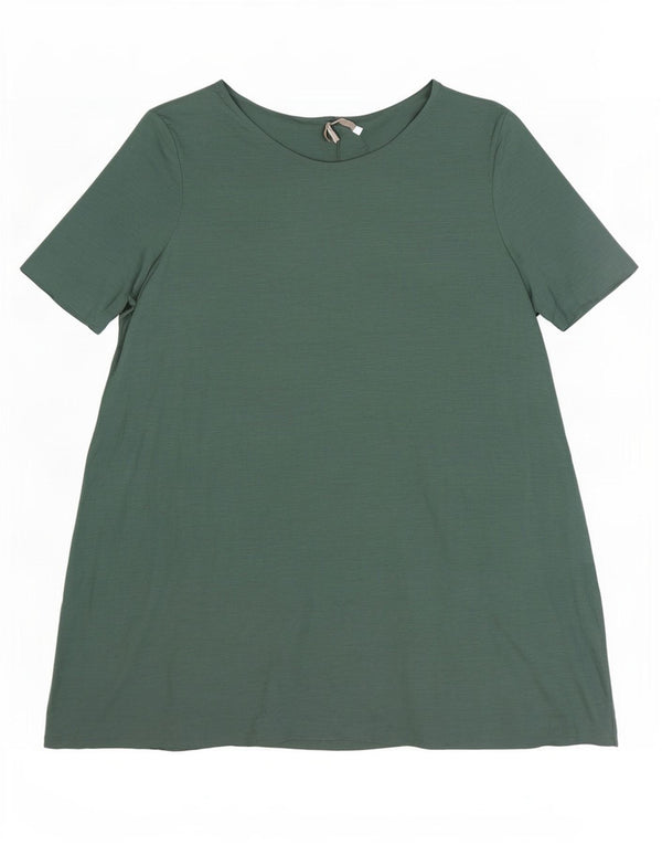 Cos Damen Zeltkleid UK 16 Large Grün Lyocell