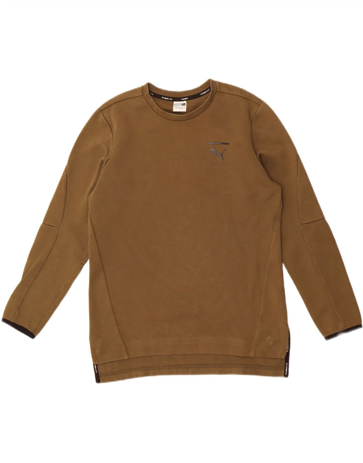 Puma Herren Grafik-Sweatshirt-Pullover, klein, Khaki, Baumwolle
