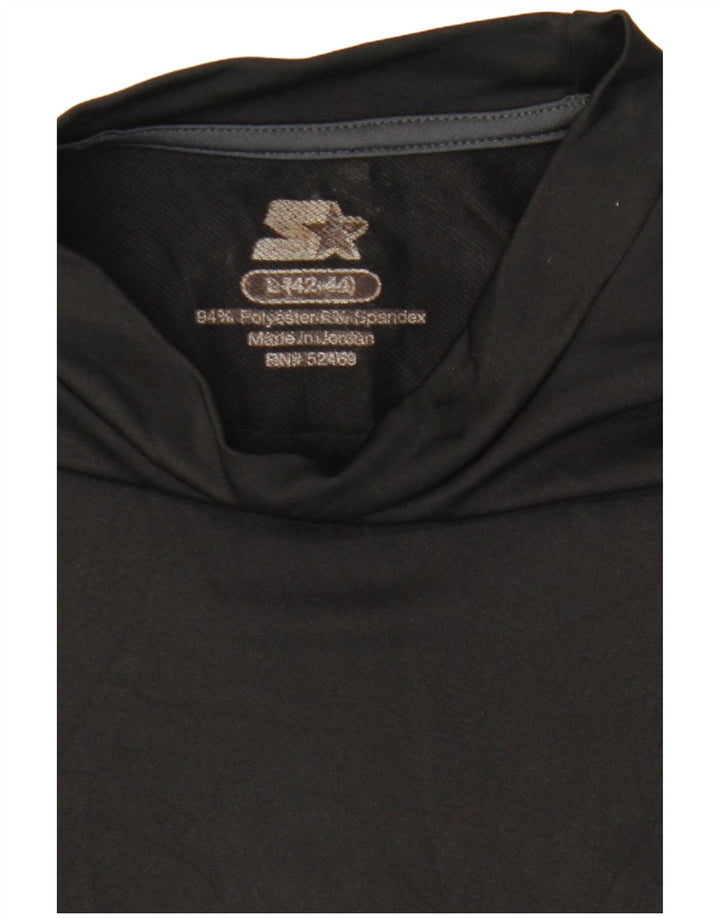 Starter Mens Top Long Sleeve UK 42/44 Large Black Polyester