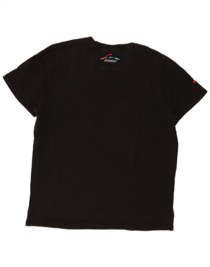 Puma Mens Graphic T-Shirt Top 2XL Black