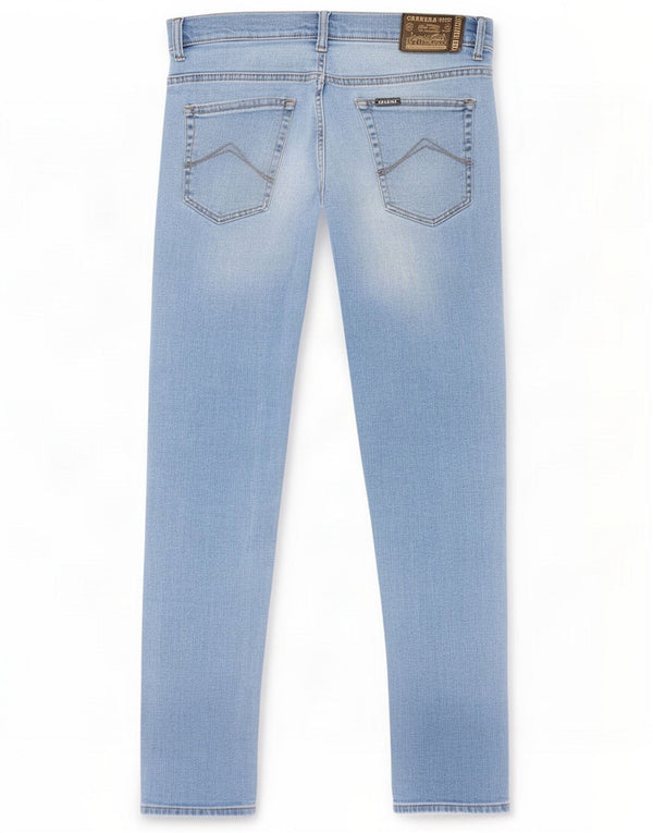 Carrera Mens 700 Slim Jeans W34 L32 Синий хлопок