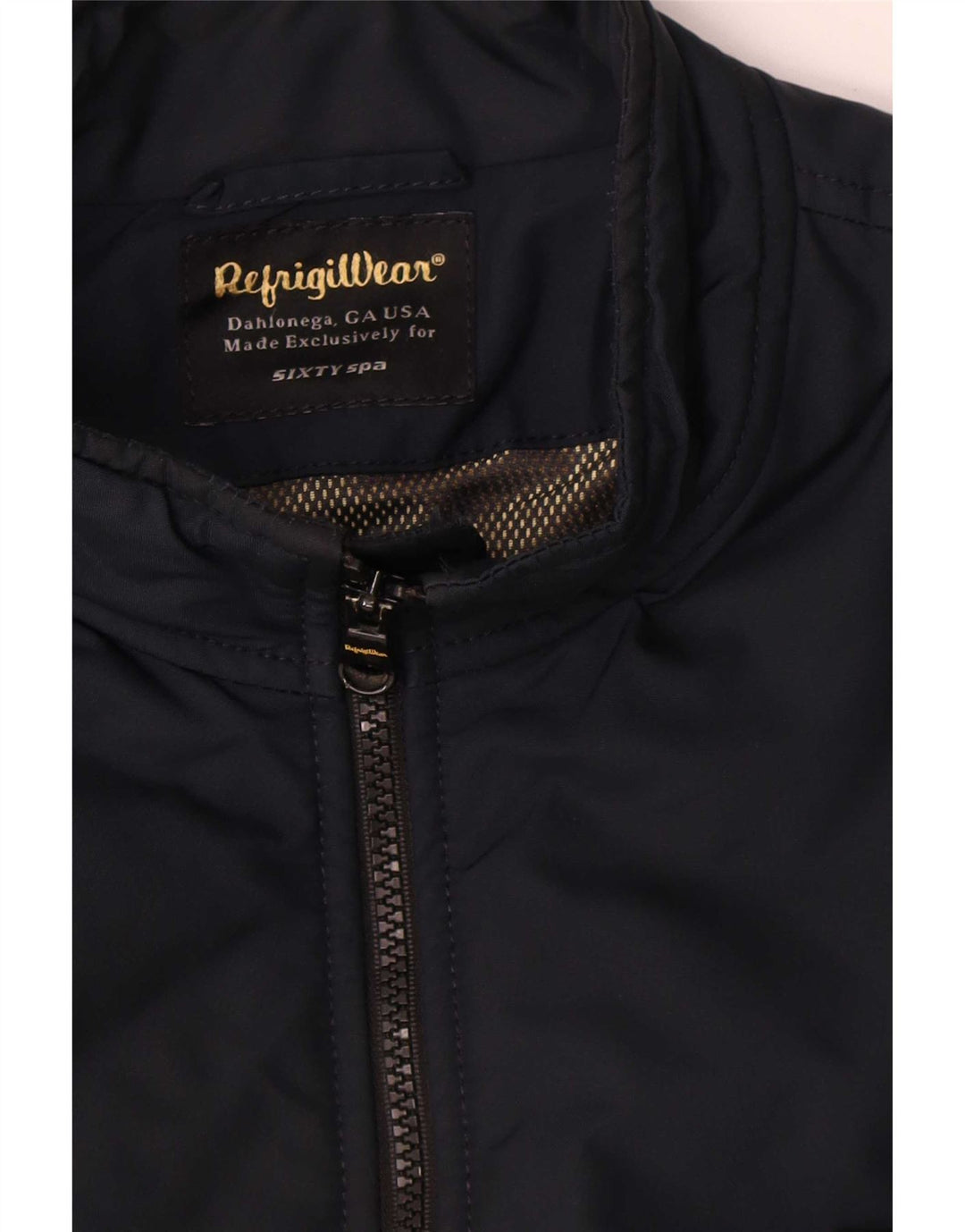Refrigiwear Chaqueta bomber Sixty spa para hombre IT 50 Large Azul marino Colorblock