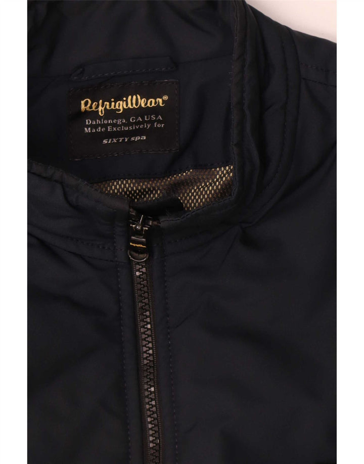 Refrigiwear Chaqueta bomber Sixty spa para hombre IT 50 Large Azul marino Colorblock