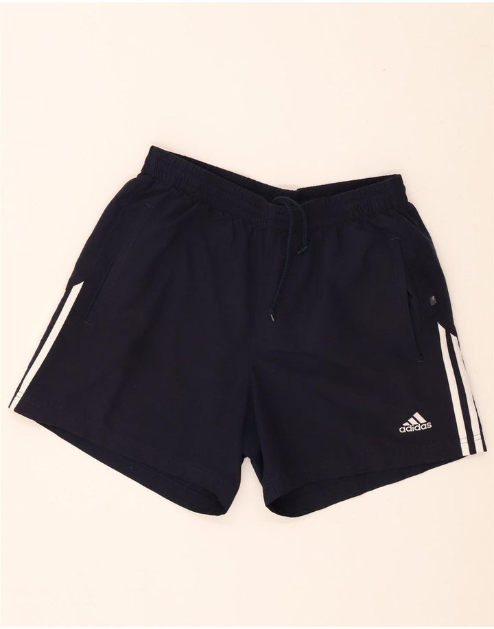 Męskie spodenki sportowe Adidas, średni czarny poliester