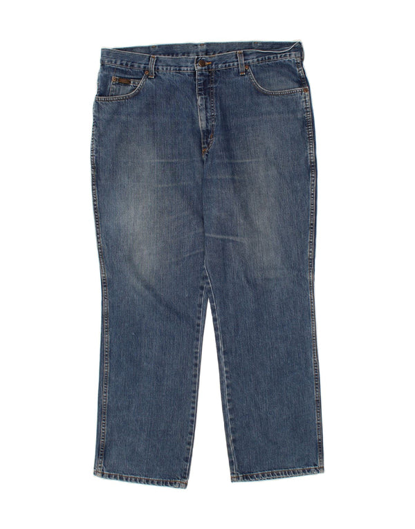 WRANGLER Mens Ohio Straight Jeans W40 L30 Blue Cotton