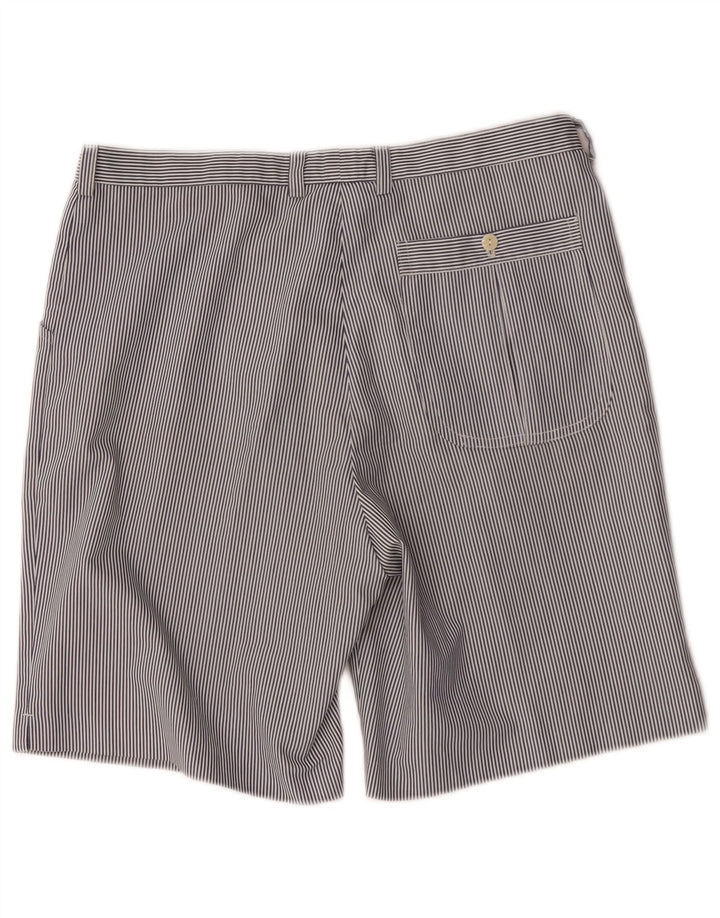 Pantaloncini casual da donna Fila W32 grandi gessati blu