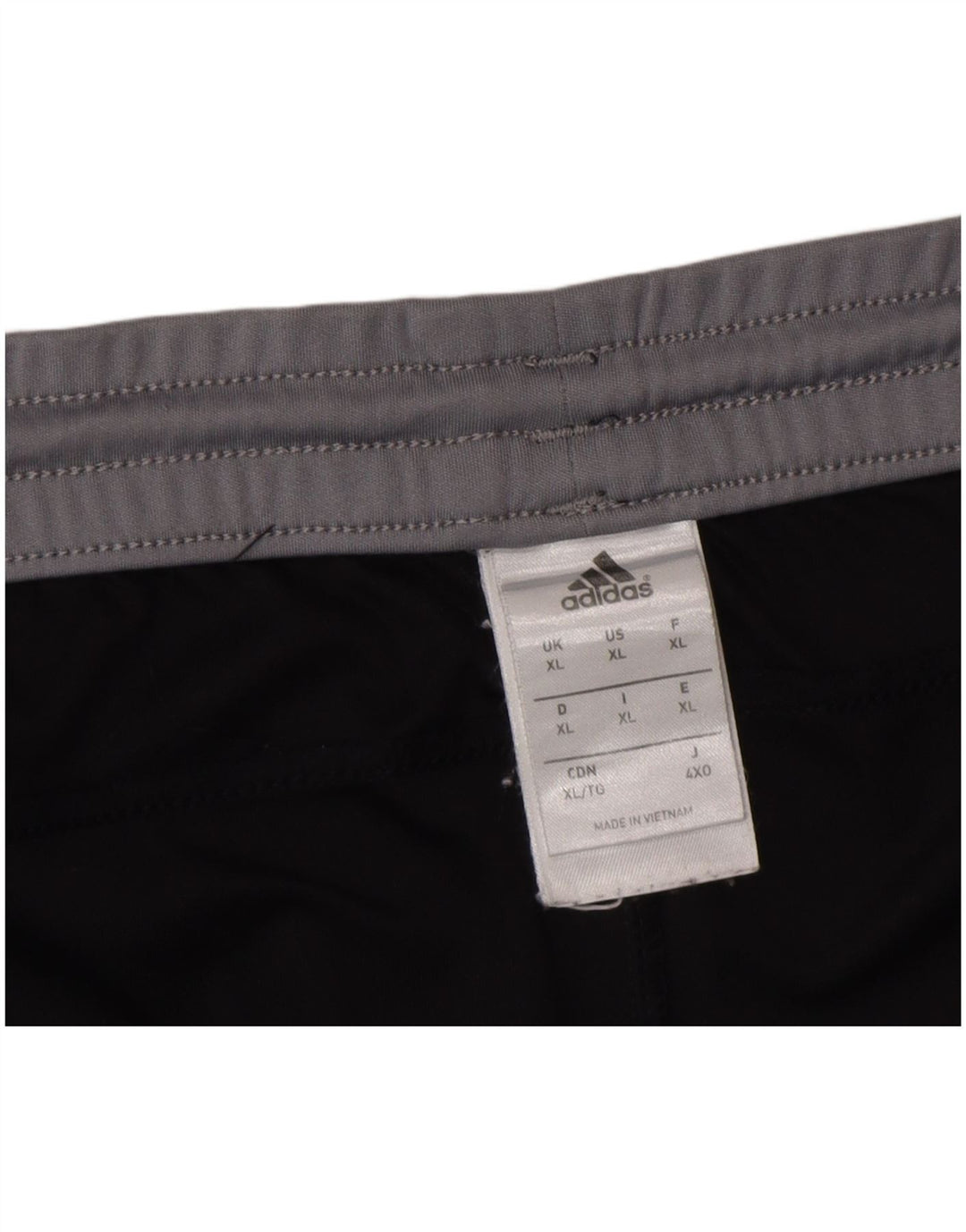 ADIDAS Mens Sport Shorts XL Black Colourblock Polyester